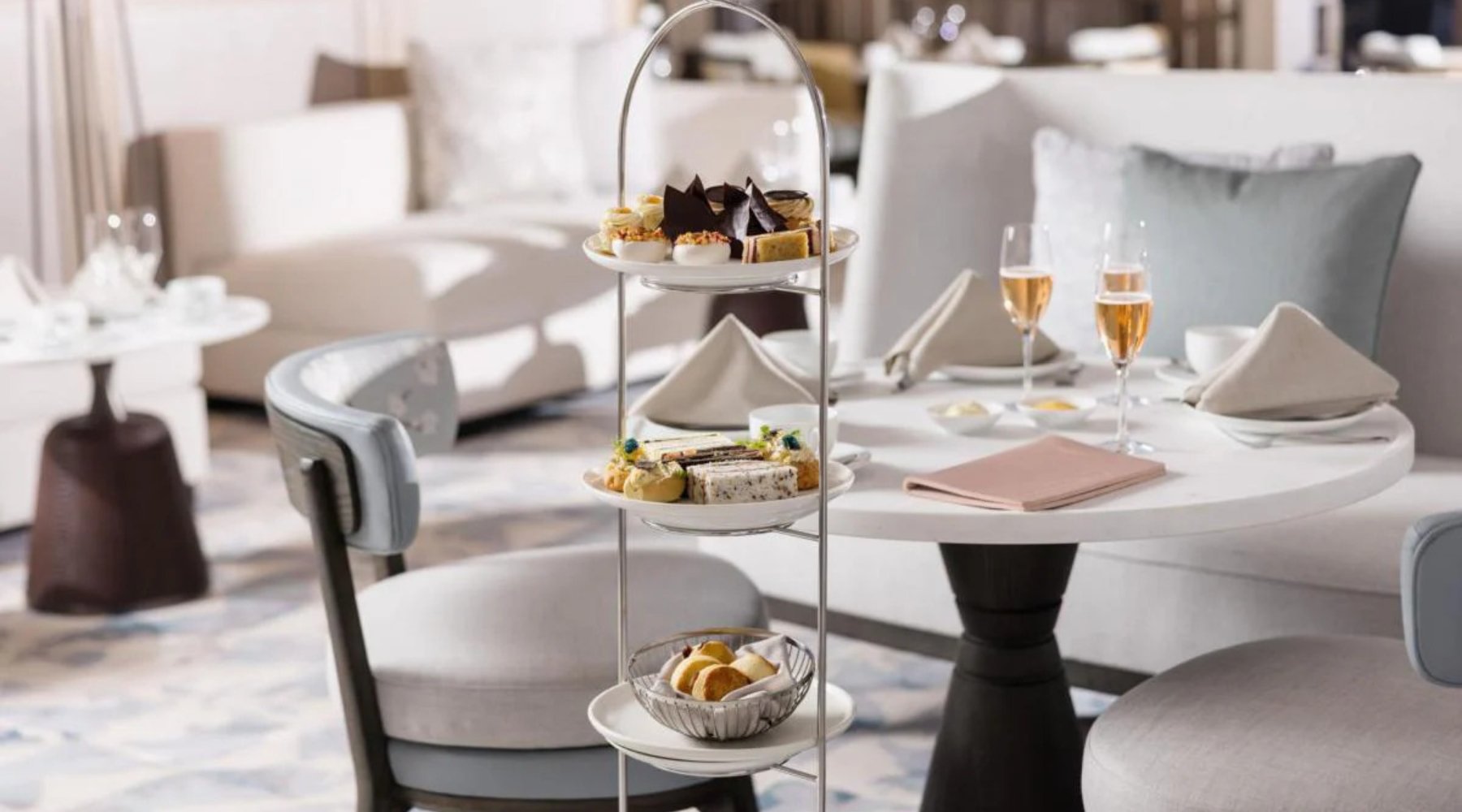 Serving Tavalon Tea at Langham Luxury Cafe | Tavalon Tea Australia & New Zealand