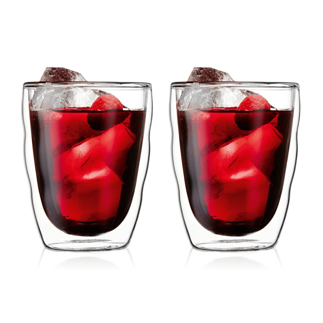 A Pair of PILATUS Double Wall Glasses 250ml - Tavalon Tea Australia