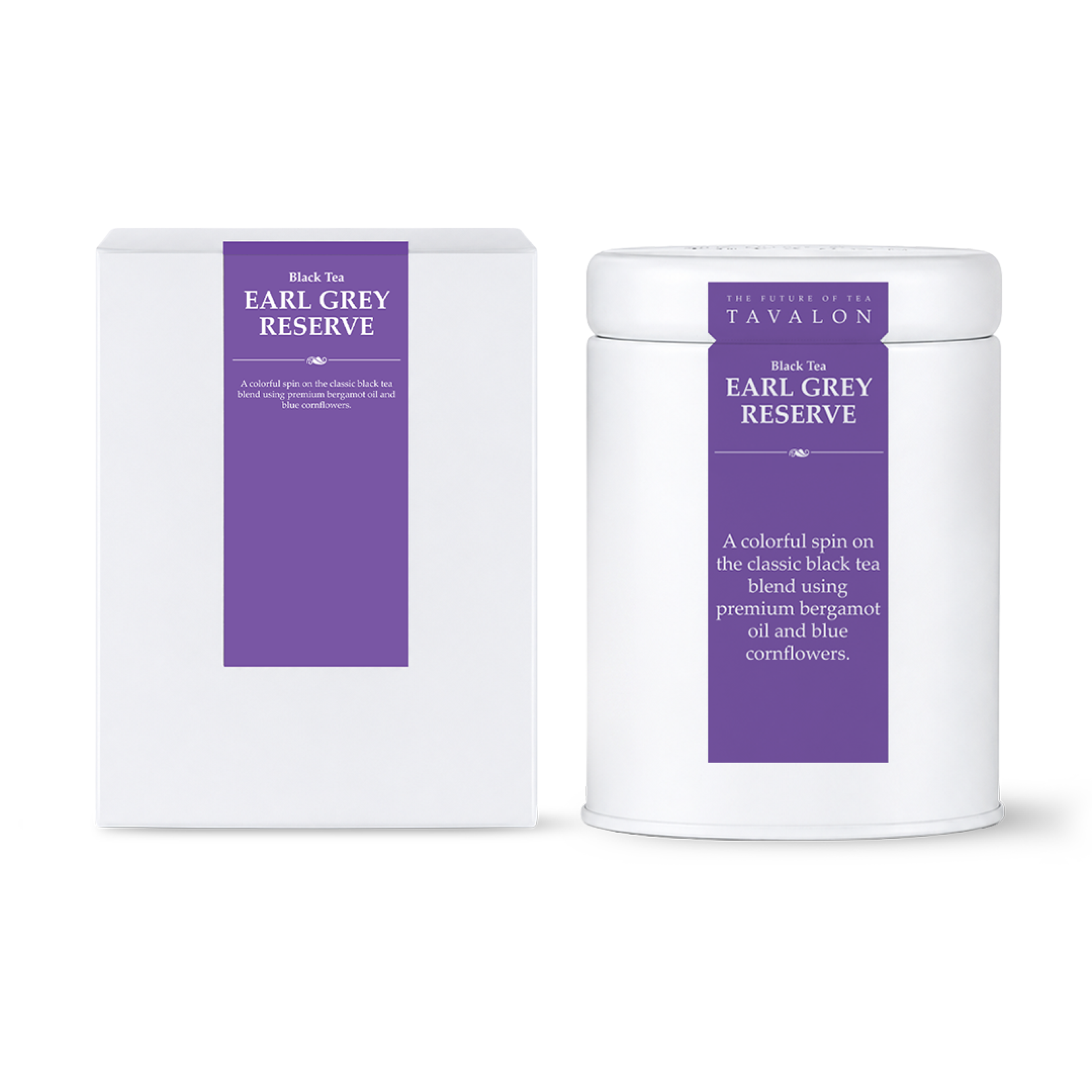 Earl Grey Reserve Large Pouch Tin | Tavalon Tea Australia