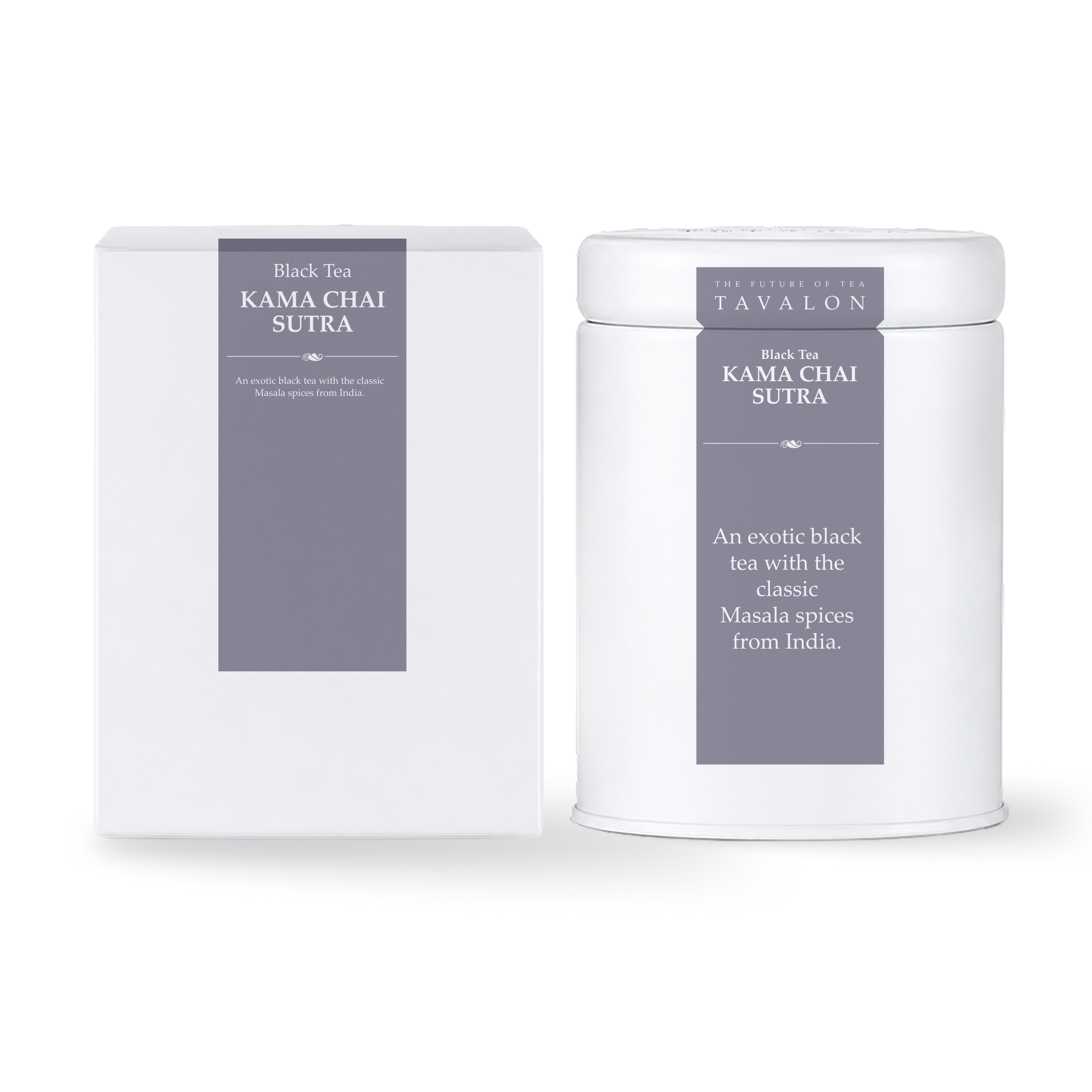 Kama Chai Sutra Large Pouch Tin | Tavalon Tea Australia