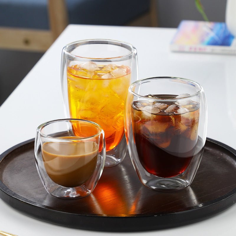 Sleek Double Wall Glass Cup in 3 Sizes | Tavalon Tea Australia