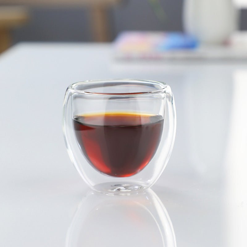 Small Sleek Double Wall Glass Cup | Tavalon Tea Australia