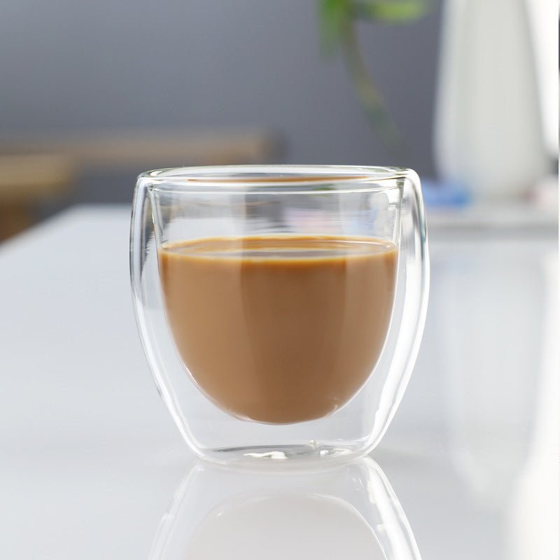 Small Sleek Double Wall Glass Cup | Tavalon Tea Australia
