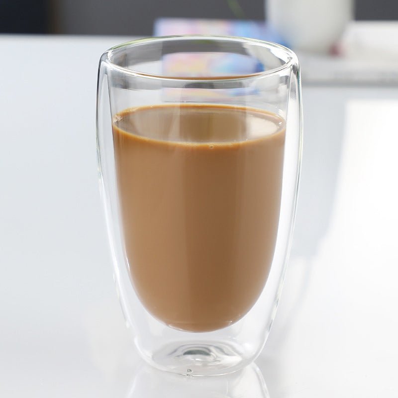 Large Sleek Double Wall Glass Cup | Tavalon Tea Australia