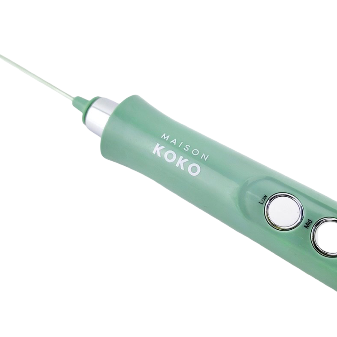 Electric Milk Frother Stick with Charging Stand