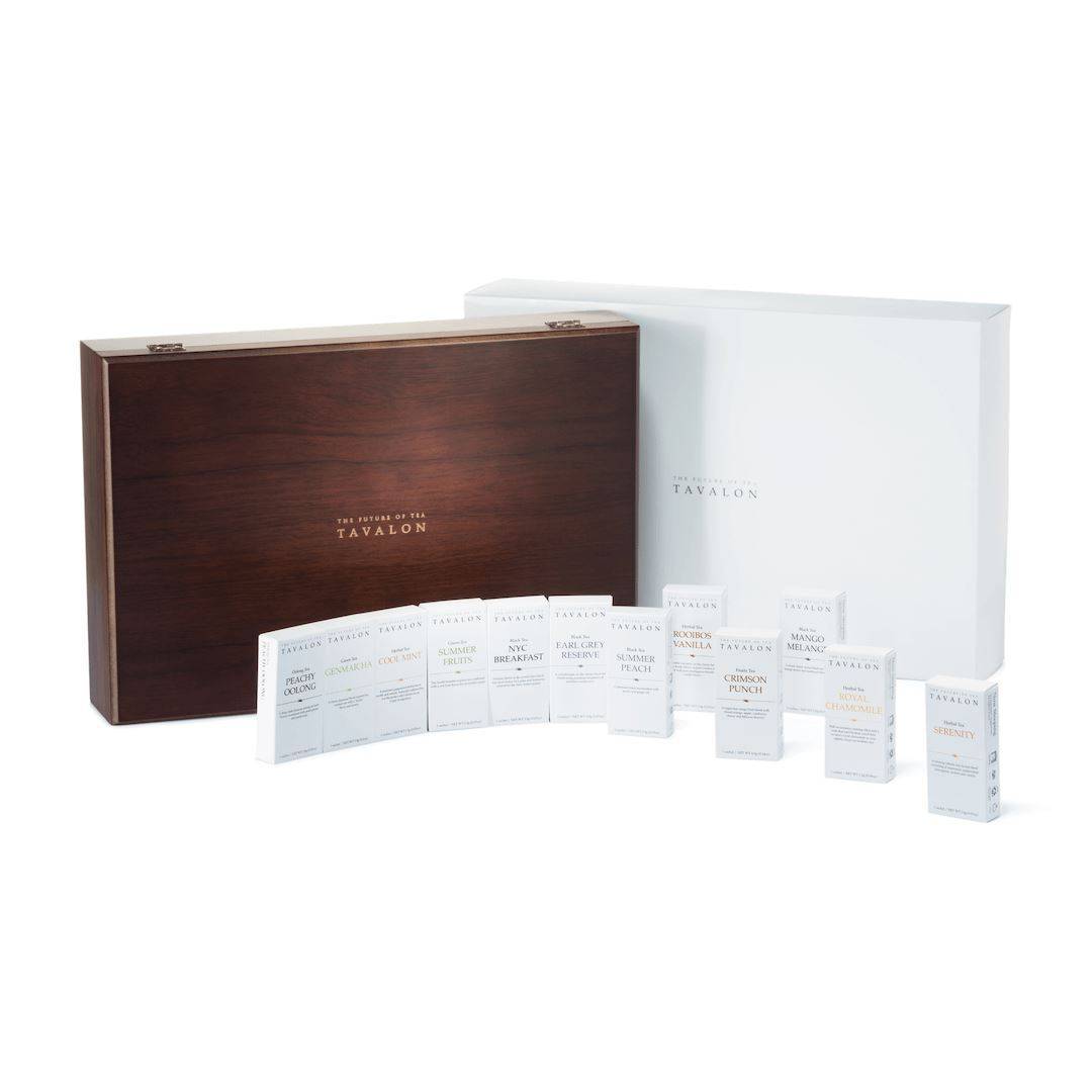 Wooden Tea Display Box T48 Close Box | Tavalon Tea Australia