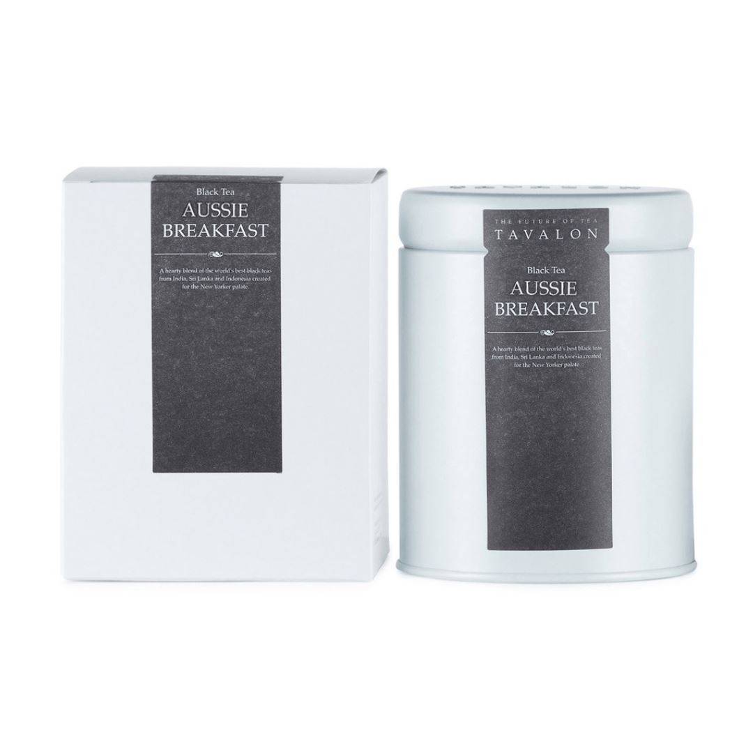 Aussie Breakfast Large Tin & Package | Tavalon Tea Australia