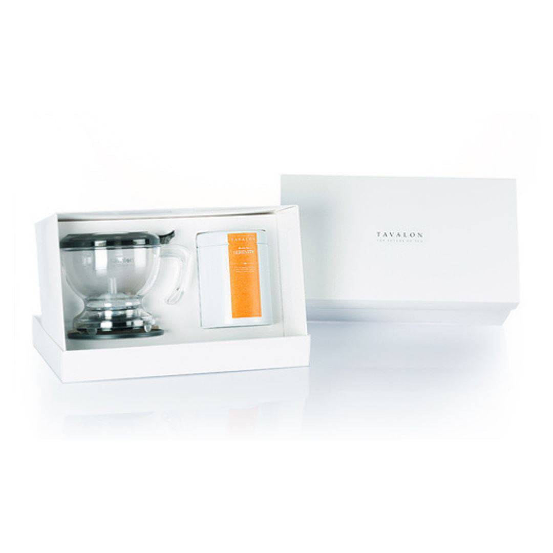 Tea Maker Set (1 Large Tins & Gravity Teapot) | Tavalon Tea Australia