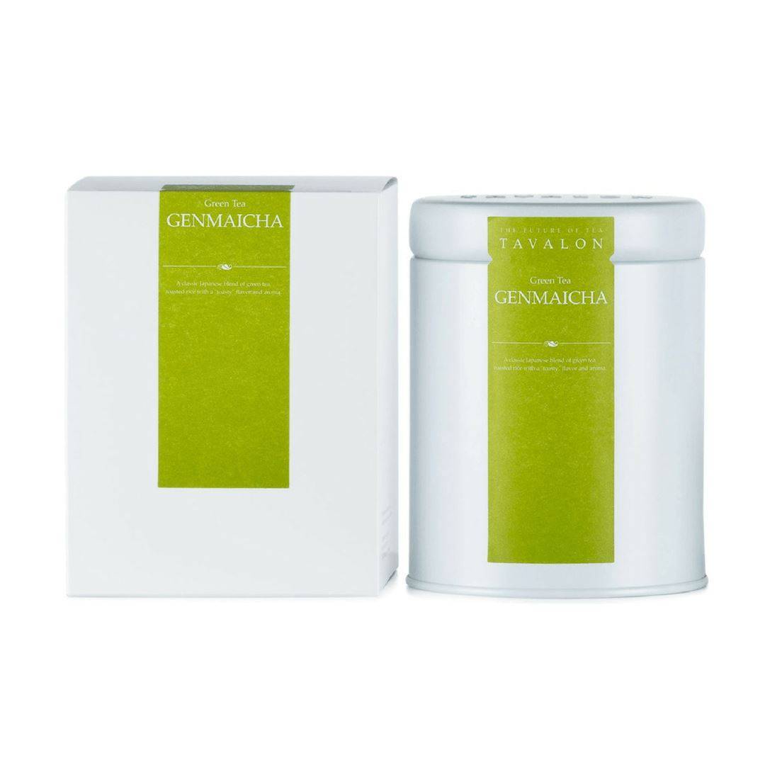 Genmaicha Large Tin & Package | Tavalon Tea Australia