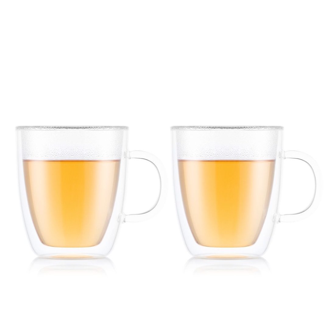 2 BISTRO Double Wall Mugs 300ml | Tavalon Tea Australia
