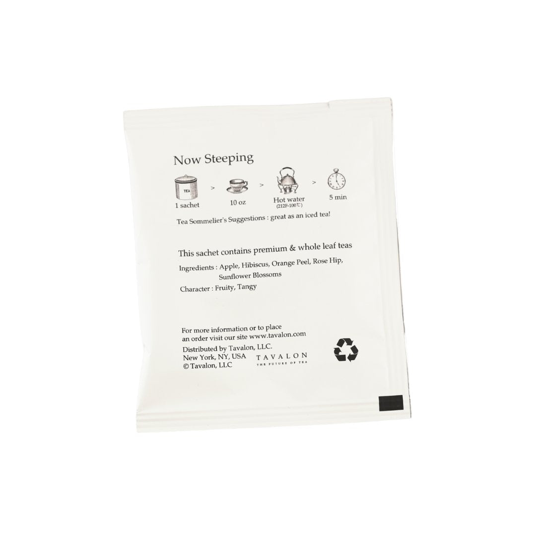 Crimson Punch Wrapped Teabags | Tavalon Tea Australia