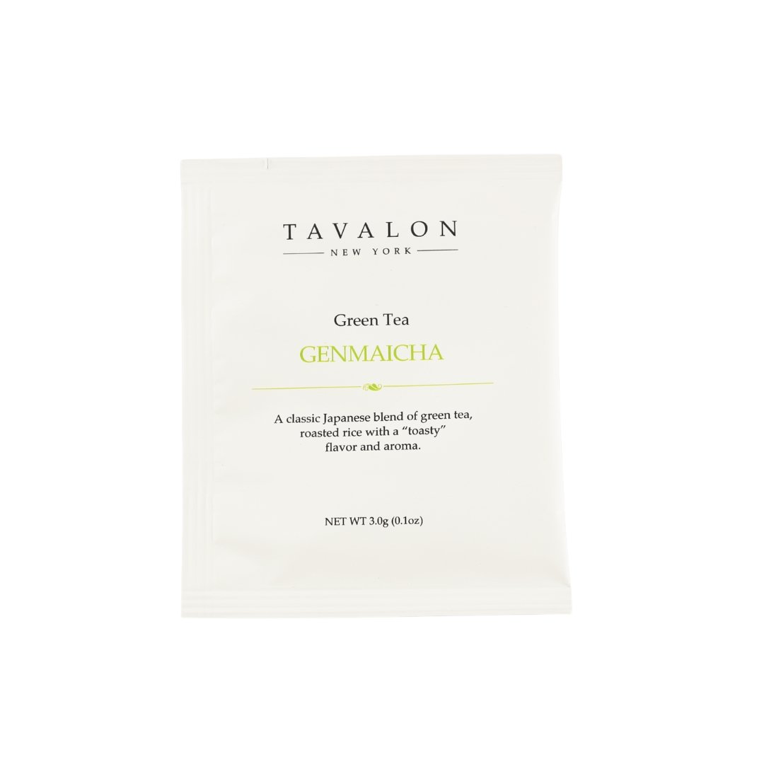 Genmaicha Wrapped Teabags | Tavalon Tea Australia