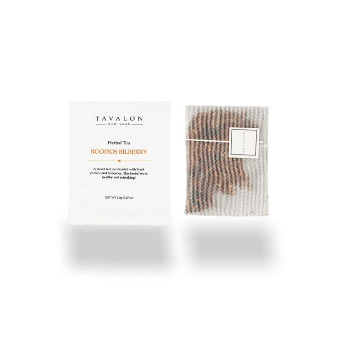 Rooibos Bilberry Teabags Detail | Tavalon Tea Australia