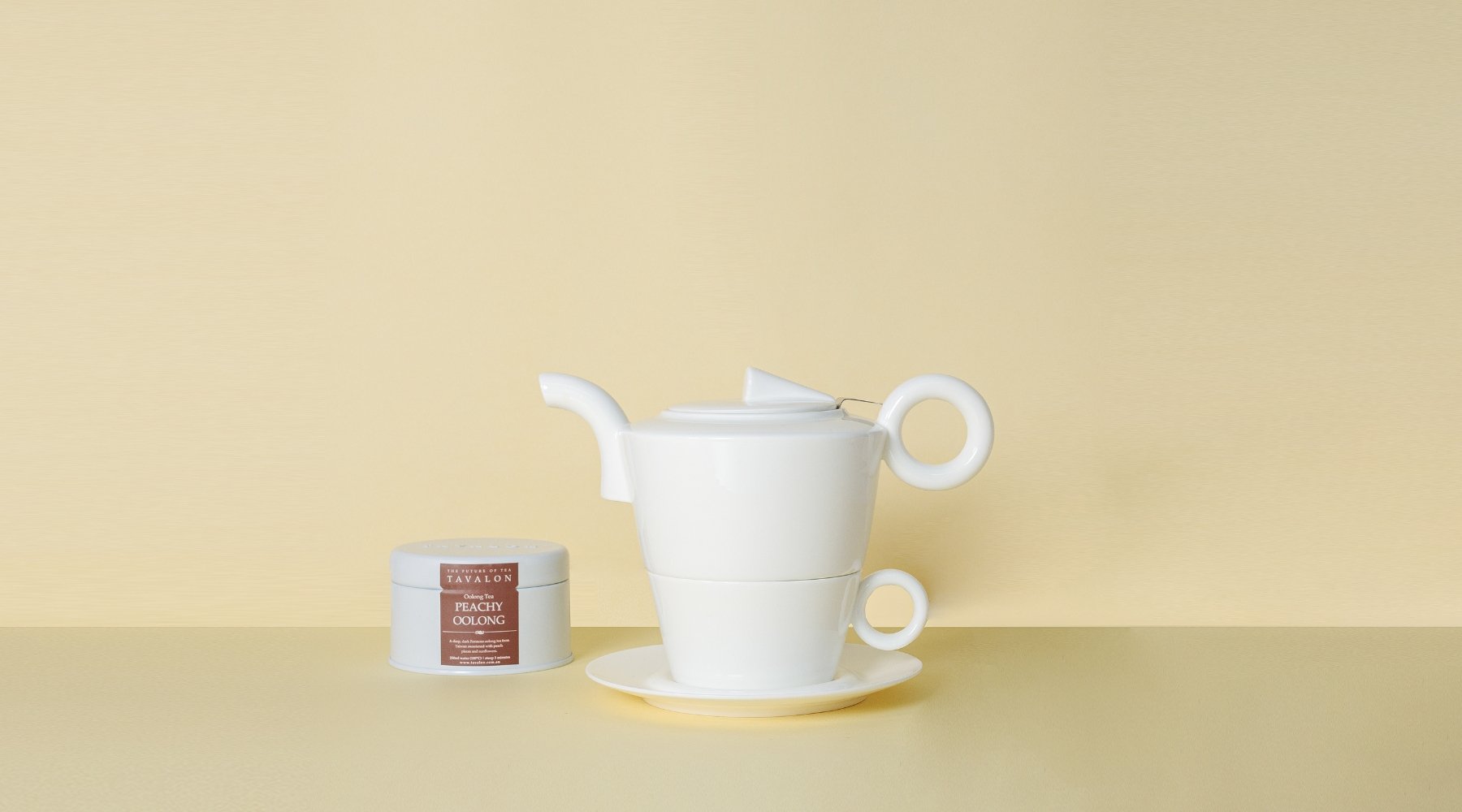 Peachy Oolong Tea and Signature Teapot | Tavalon Tea Australia & New Zealand