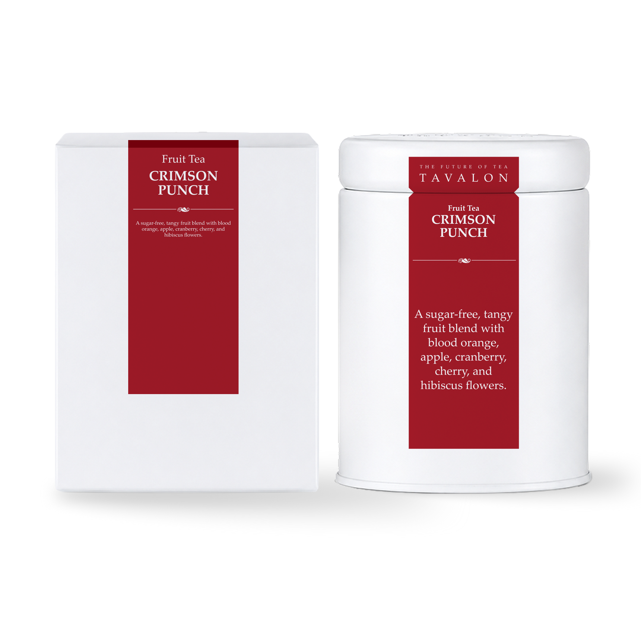 Crimson Punch Large Pouch Tin | Tavalon Tea Australia