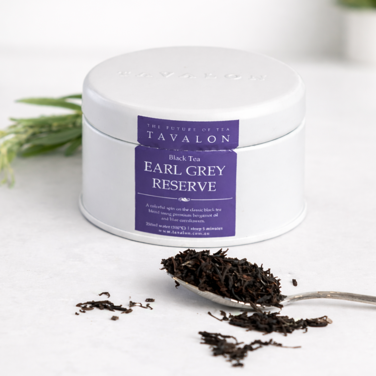 Earl Grey Reserve Front view | Tavalon Tea