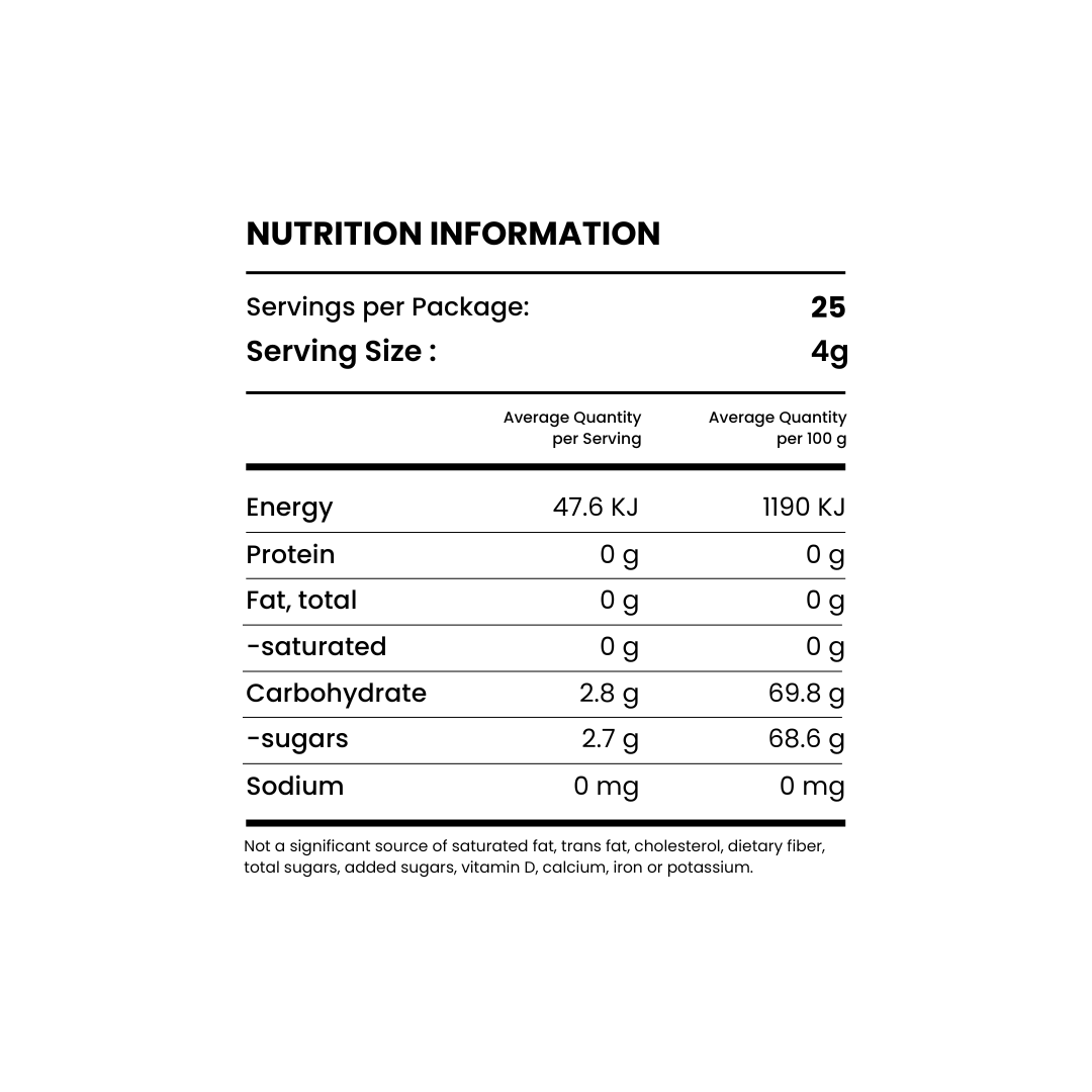 Hojicha Latte Mix Powder Nutrition Information | Tavalon Tea Australia