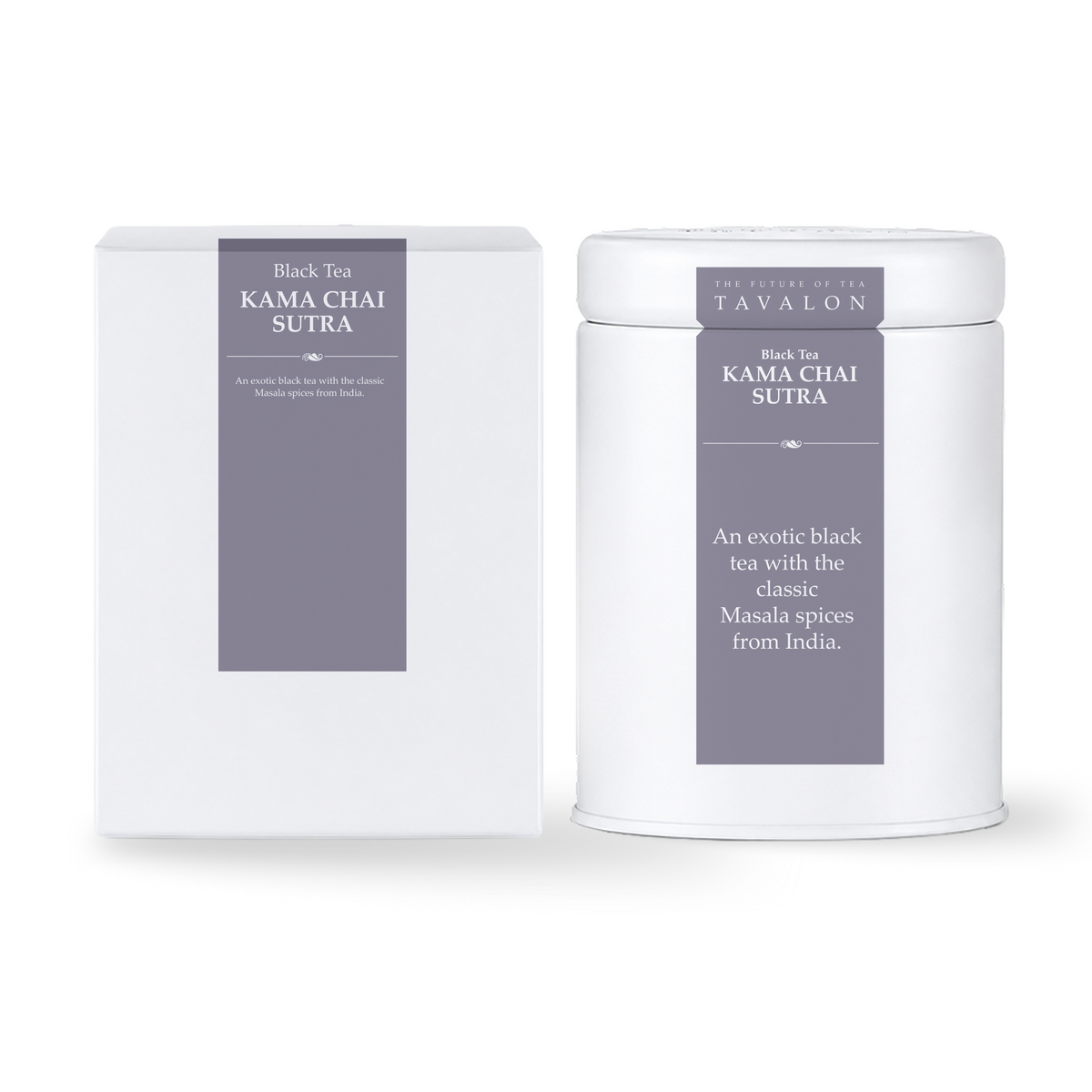 Kama Chai Sutra Large Pouch Tin | Tavalon Tea Australia