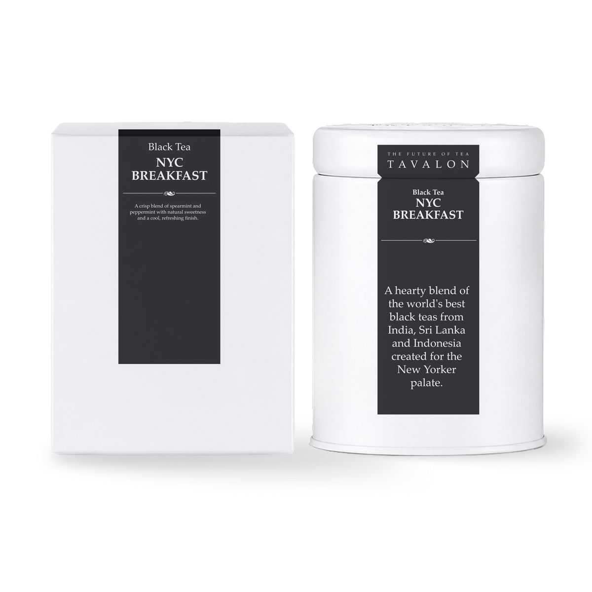 NYC Breakfast Large Pouch Tin | Tavalon Tea Australia