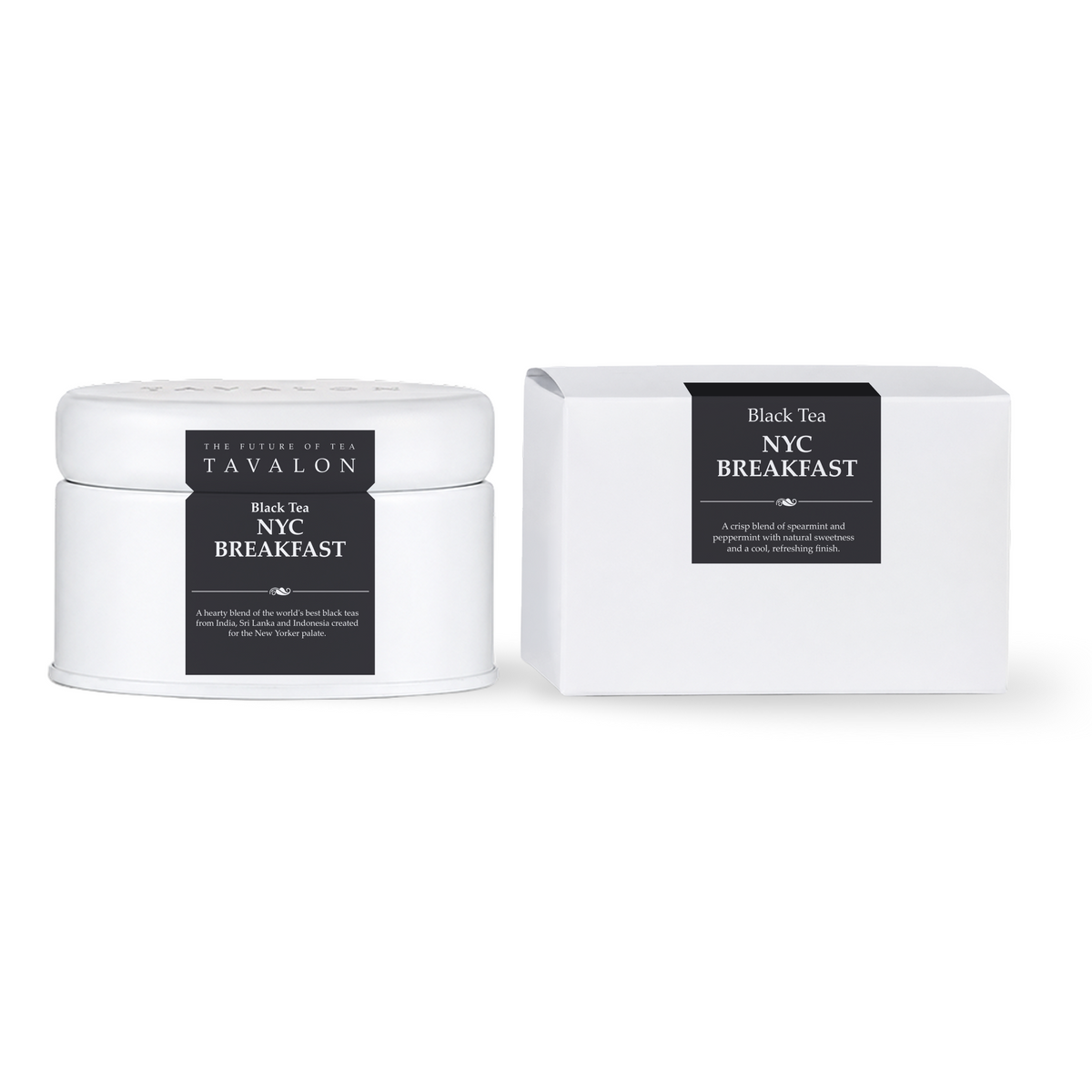 NYC Breakfast Small Pouch Tin | Tavalon Tea Australia