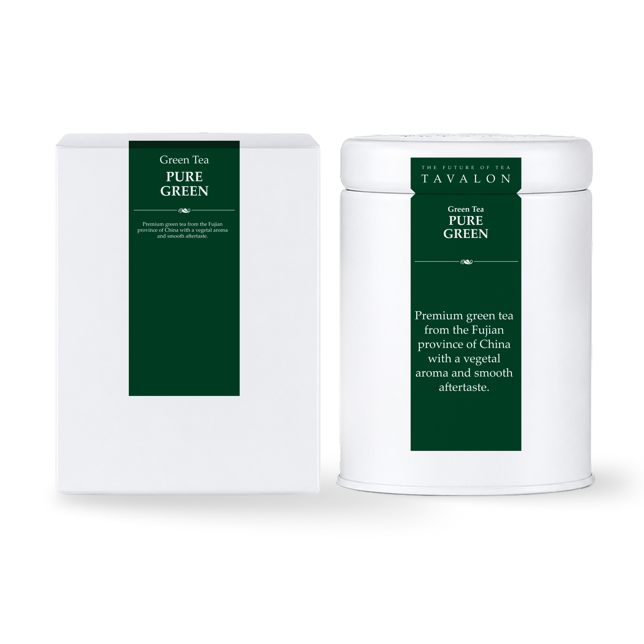 Pure Green Large Pouch Tin | Tavalon Tea Australia