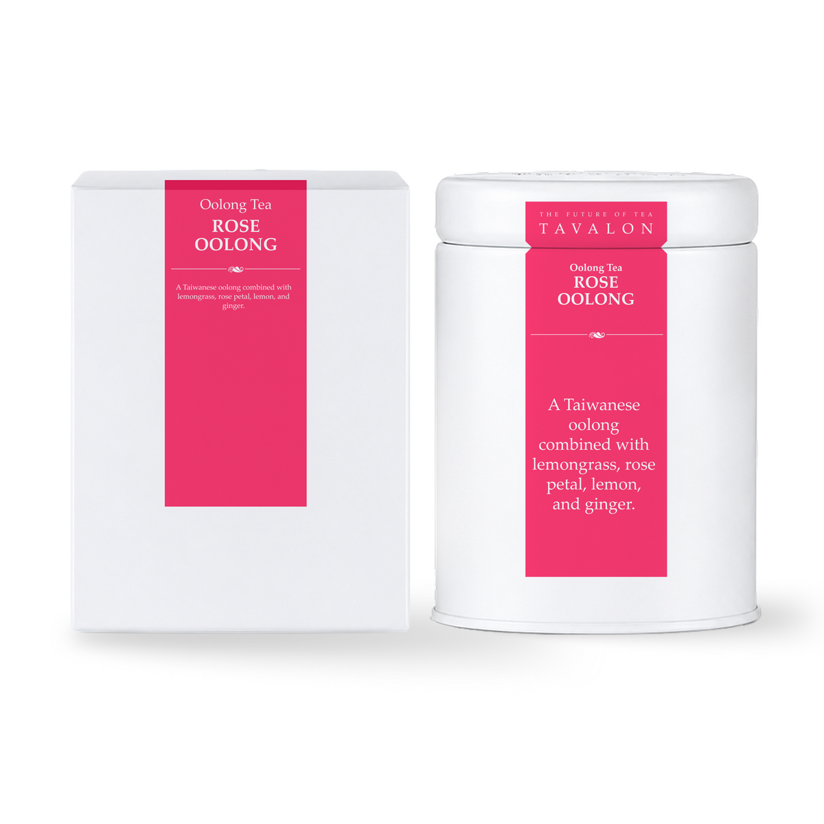 Rose Oolong Large Pouch Tin | Tavalon Tea Australia