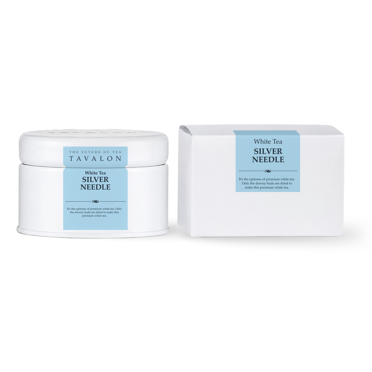 Silver Needle Small Pouch Tin | Tavalon Tea Australia