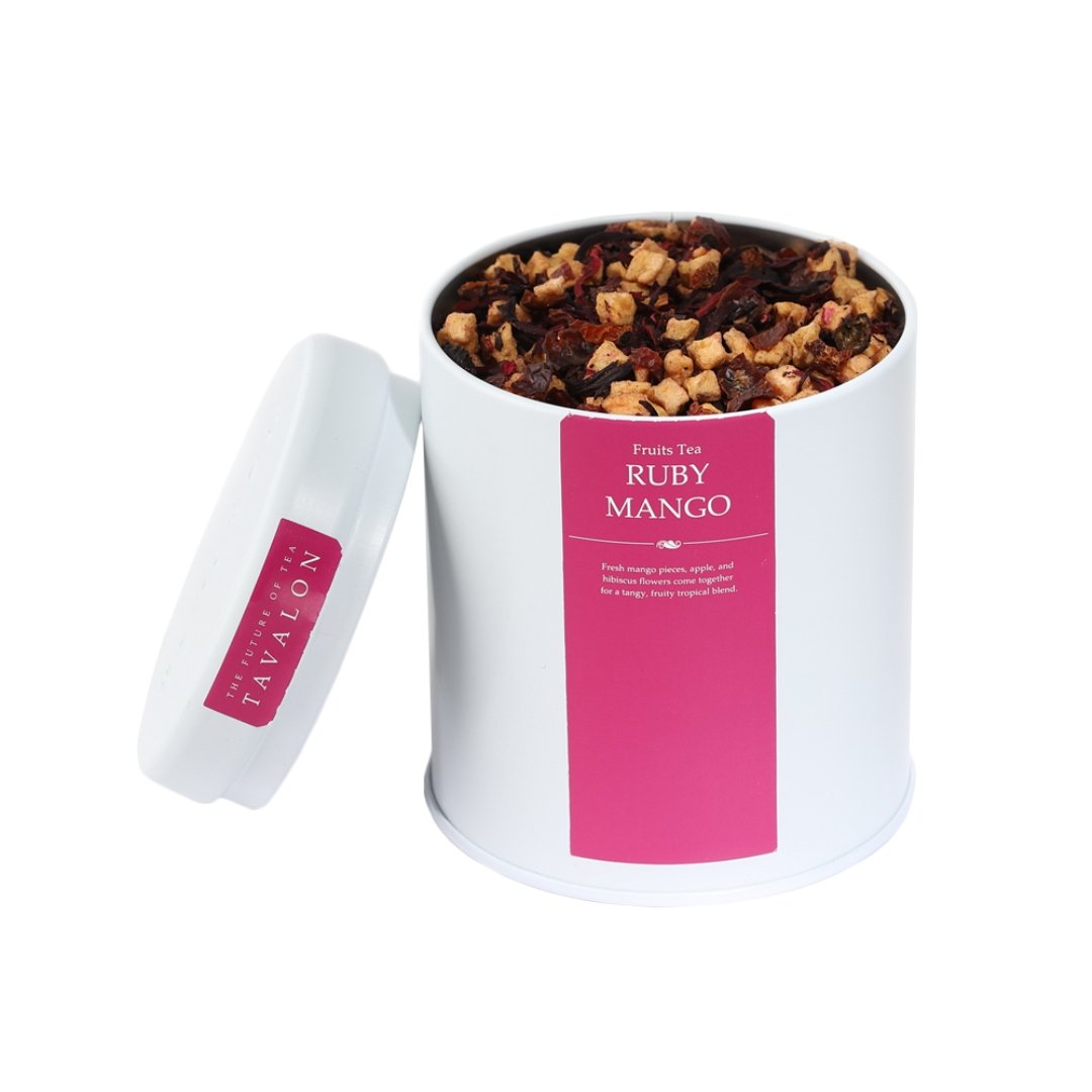 Ruby Mango Loose Leaf Large Tin | Tavalon Tea Australia