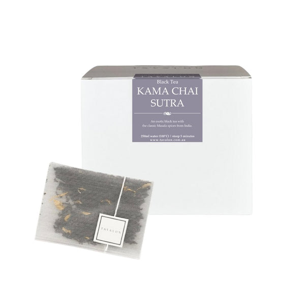 Kama Chai Sutra Teabag & Package | Tavalon Tea Australia