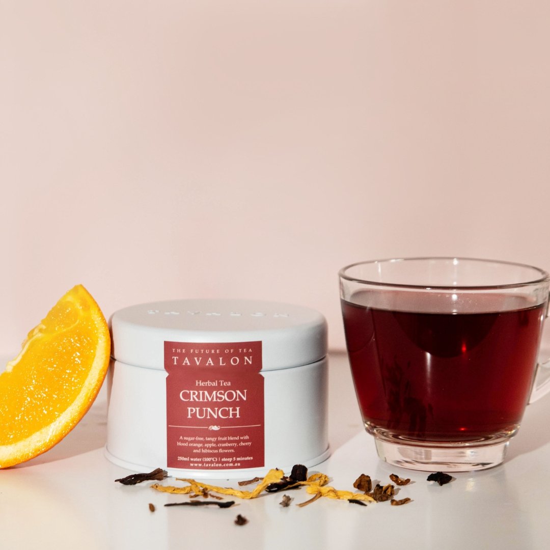 Crimson Punch Hot Tea | Tavalon Tea Australia