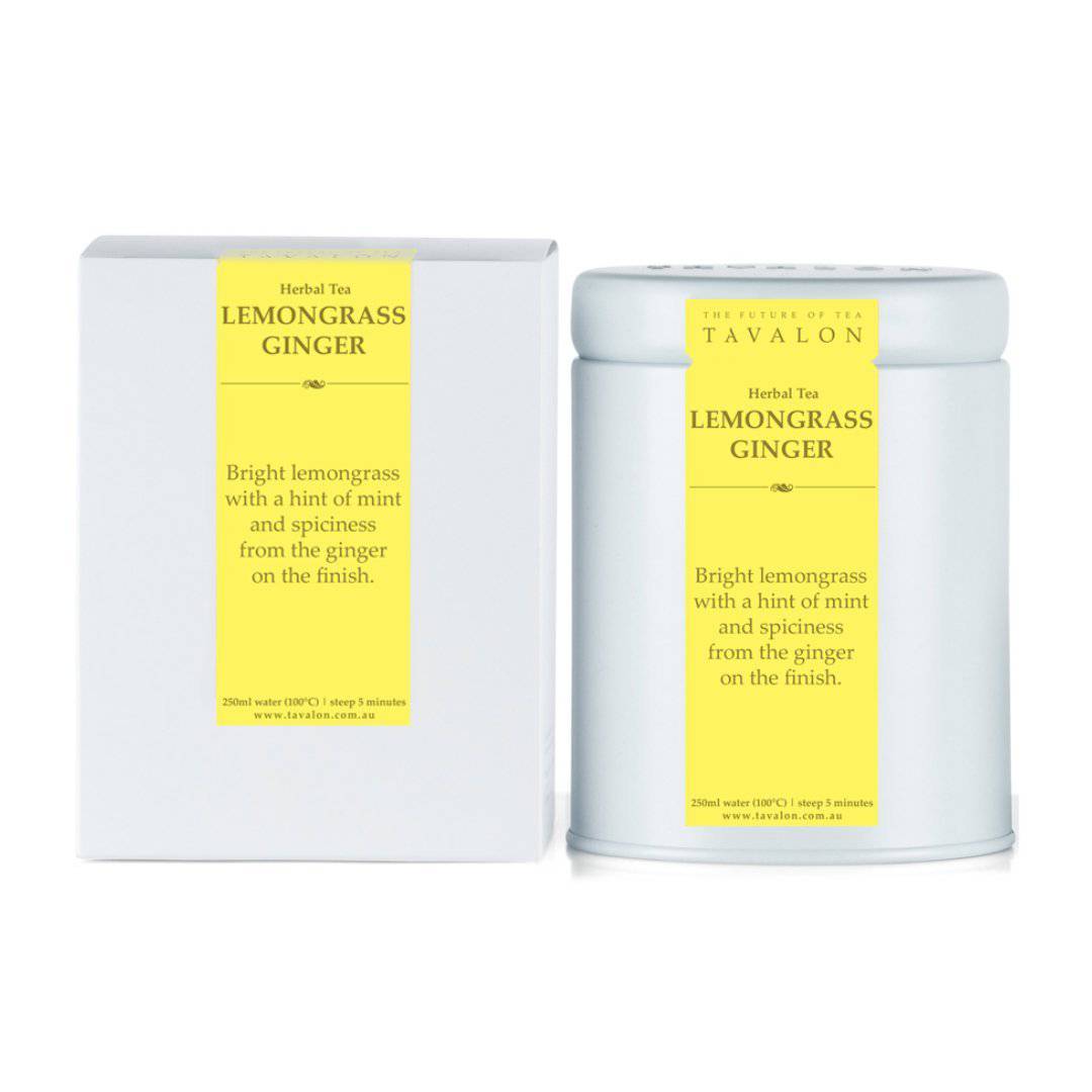 Lemongrass Ginger Large Package & Tin | Tavalon Tea Australia