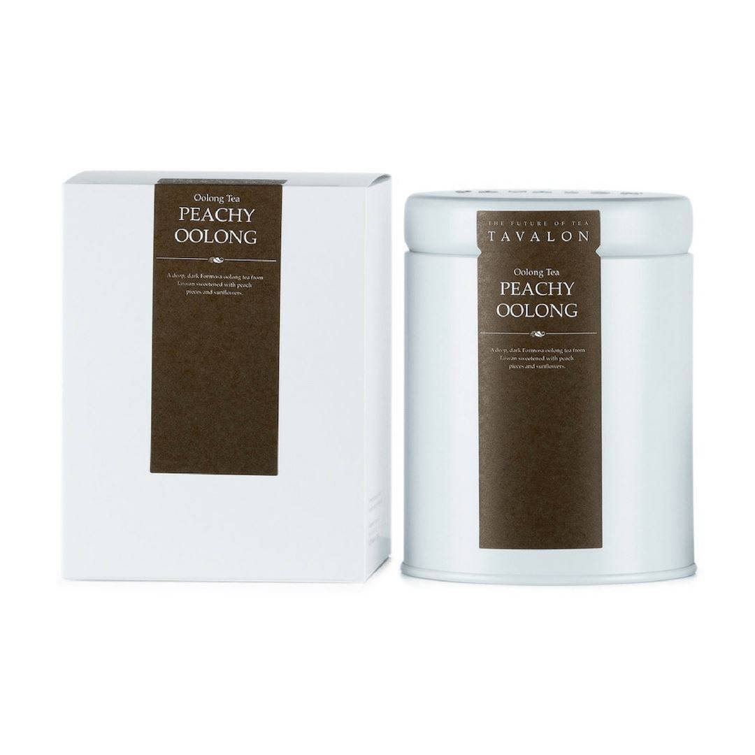 Peachy Oolong Large Package & Tin | Tavalon Tea Australia