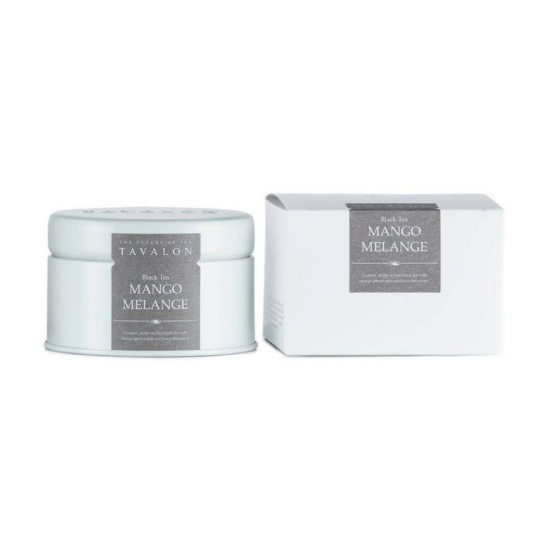 Mango Melange Small Tin & Package | Tavalon Tea Australia