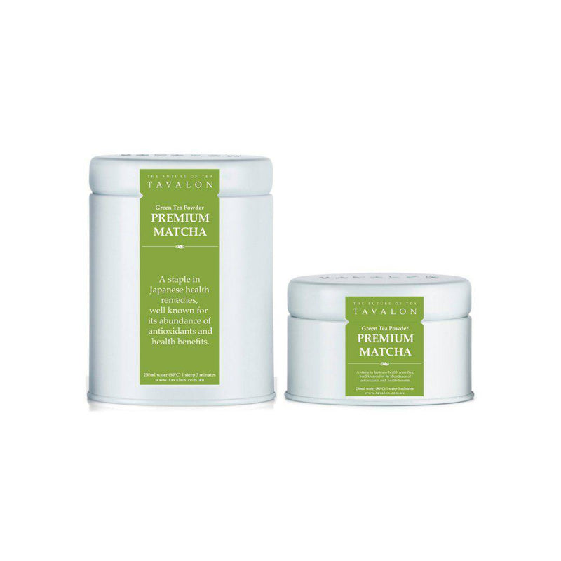 Premium Matcha Large & Small Tins | Tavalon Tea Australia