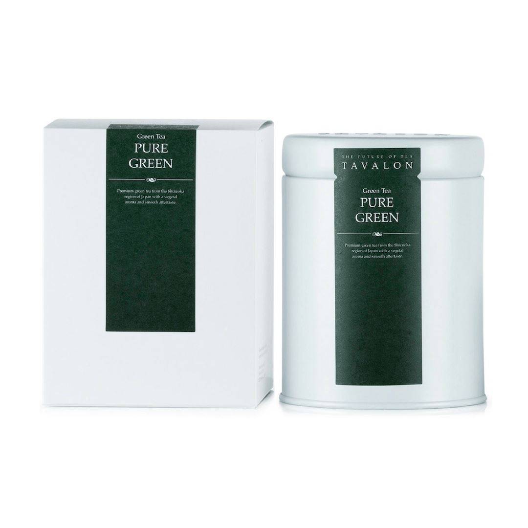 Pure Green Large Package & Tin | Tavalon Tea Australia