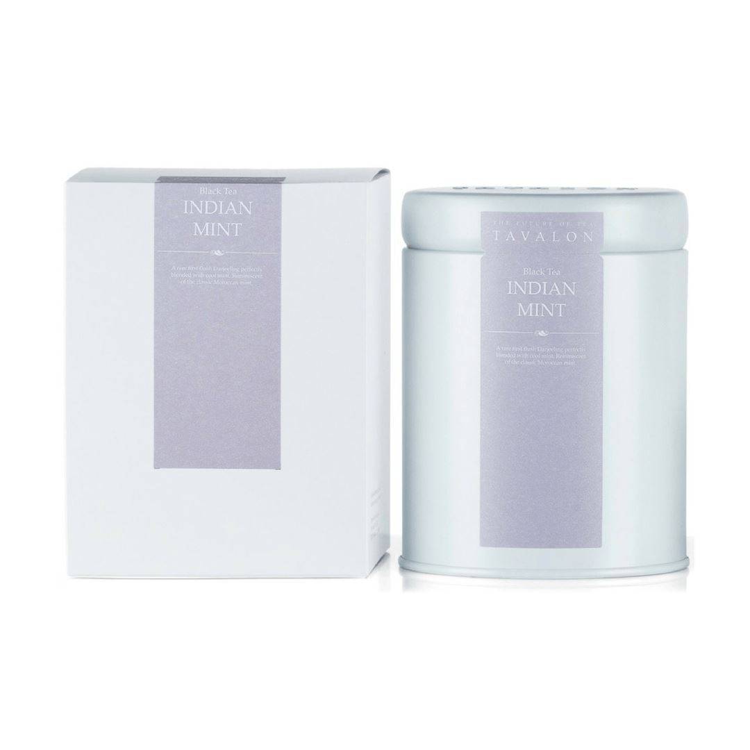 Indian Mint Large Tin & Package | Tavalon Tea Australia