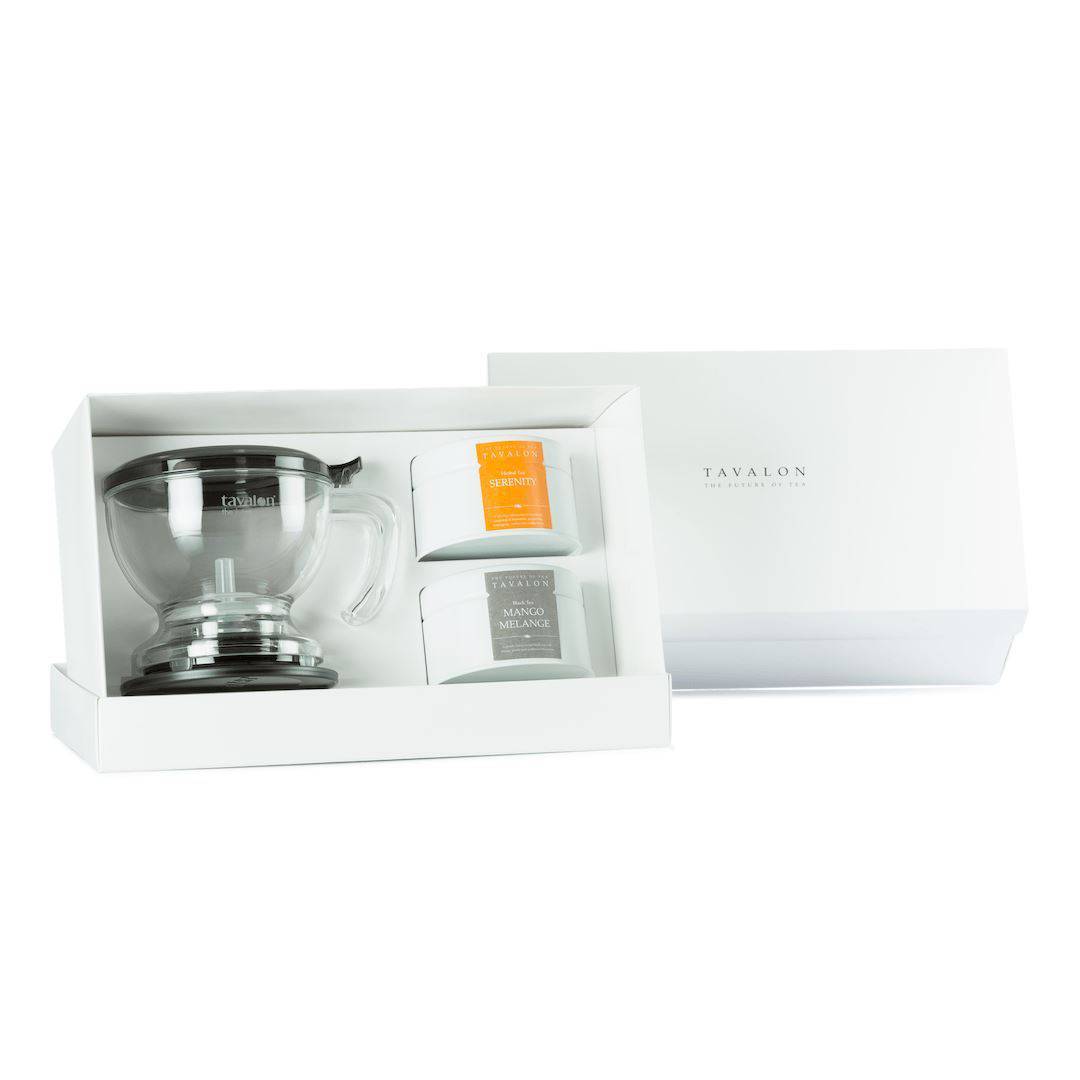 Tea Maker Set (2 Small Tins & Gravity Teapot) | Tavalon Tea Australia