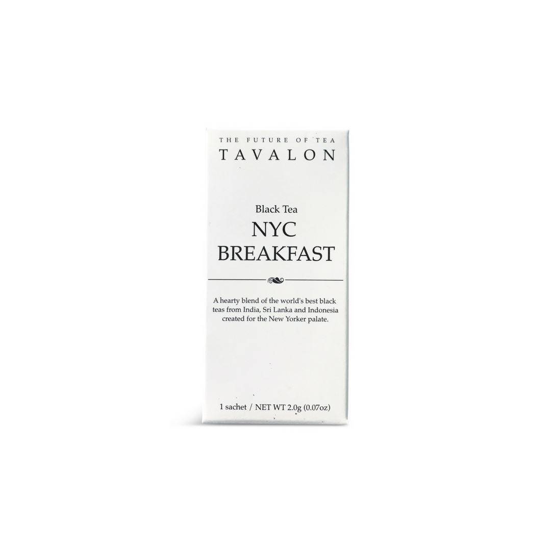 NYC Breakfast Boxed Teabag | Tavalon Tea Australia