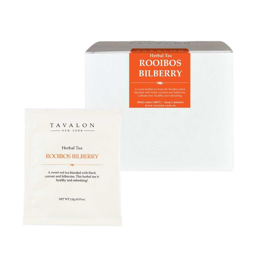 Rooibos Bilberry Teabags | Tavalon Tea Australia
