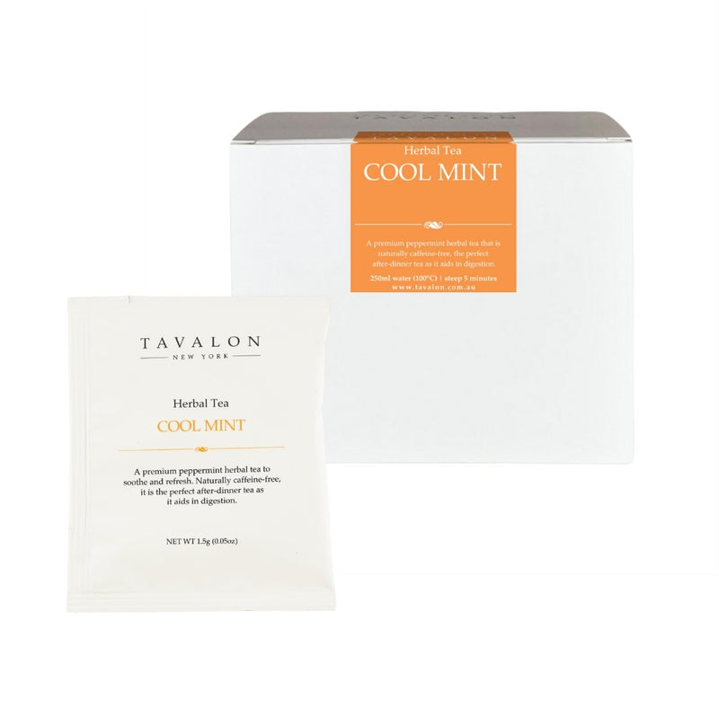 Cool Mint Wrapped Teabags | Tavalon Tea Australia