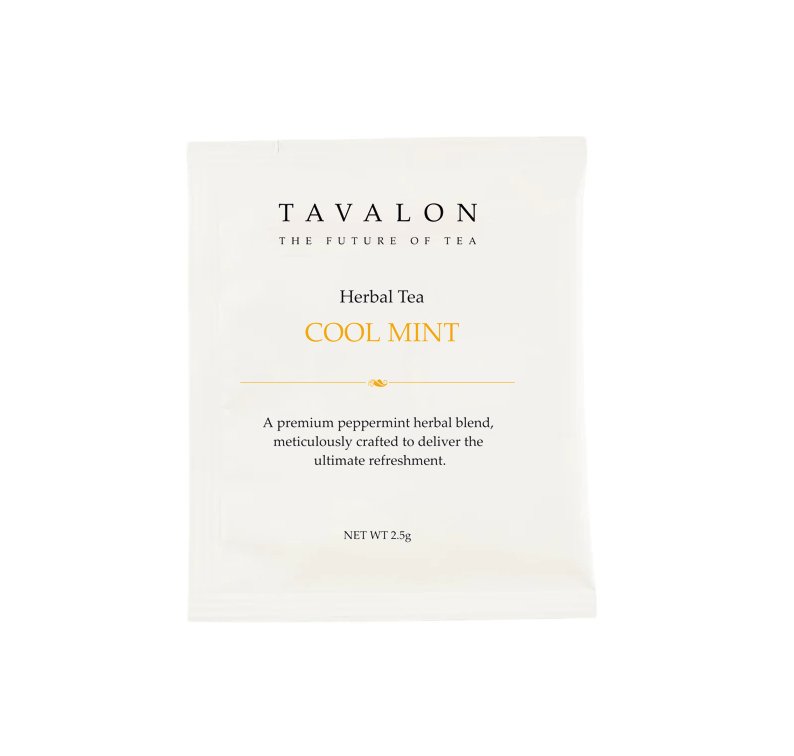 Cool Mint NeoSoilon® Wrapped Teabag | Tavalon Tea Australia & New Zealand