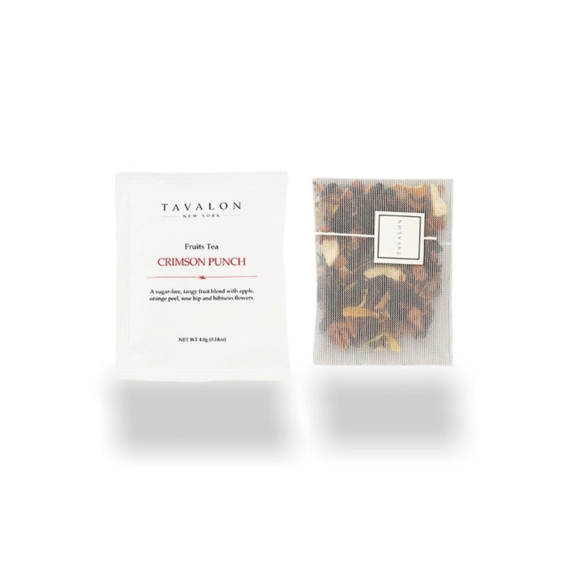 Crimson Punch Wrapped Teabags | Tavalon Tea Australia