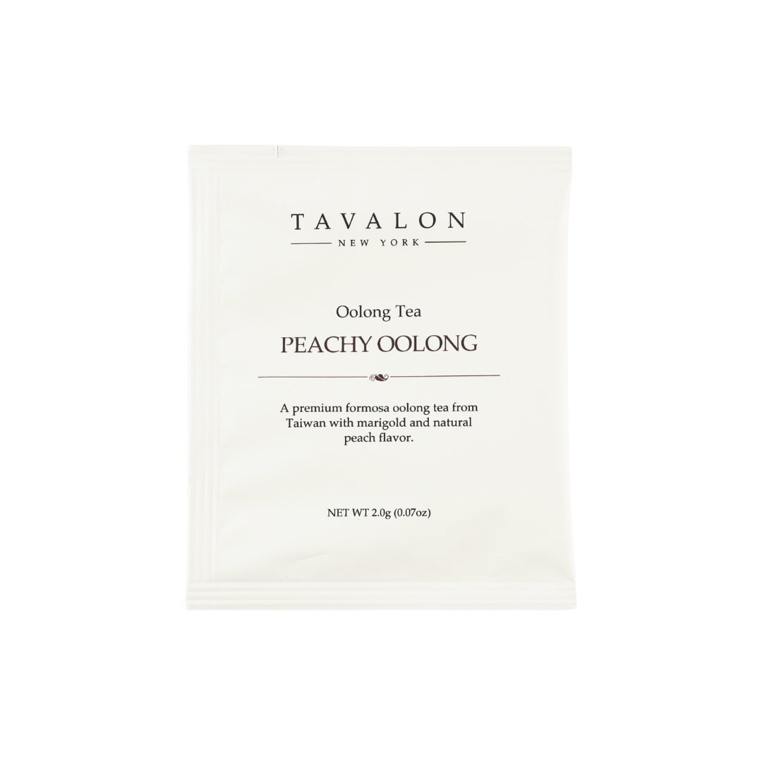 Peachy Oolong Wrapped Teabags | Tavalon Tea Australia
