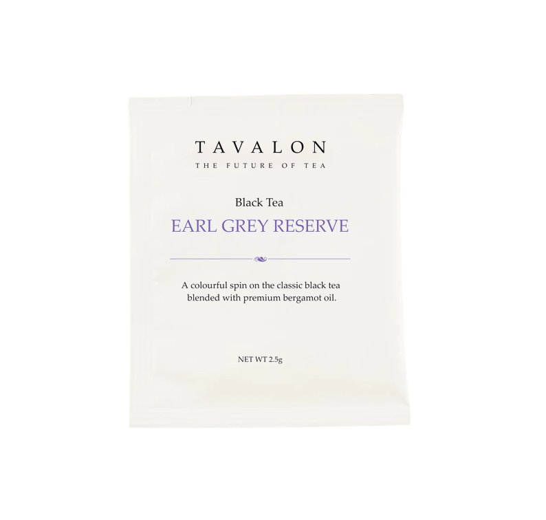 Earl Grey Reserve NeoSoilon® Wrapped Teabag - Tavalon Tea Australia 